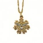 Fio Folheado Ouro c/ Espirito Santo