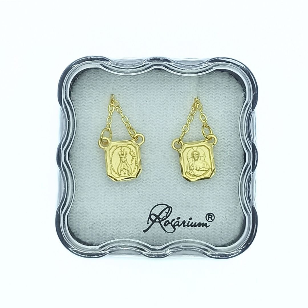 1040106109_Design_sem_nome_85.jpg Fio Escapulário Folheado Dourado Fátima - Image 1