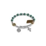 Pulseira de Pedra Malachite 6MM