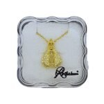 Fio em aço Dourado Nossa Senhora Aparecida c/ Strass,2cm