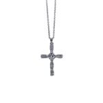 Fio Semi Jóia com Cuz c/ Brilhantes, 3.5cm