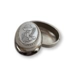 Caixa de Metal Oval, Comunhão 4.50x3x1.50cm