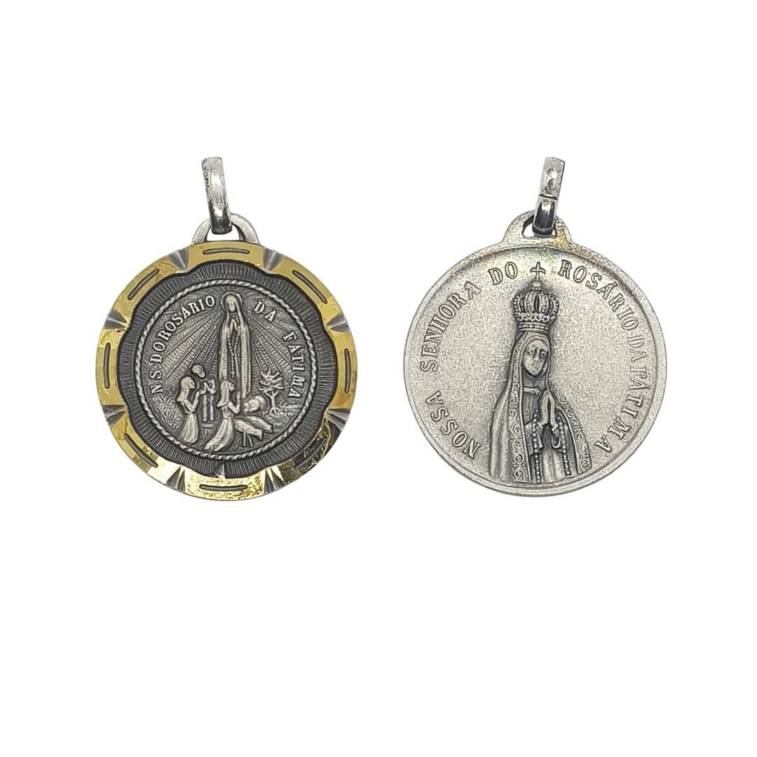 1347775413_MD1027______2_50.jpg Medalha de Metal Lapidada c/Aparição,2.9cm - Image 1