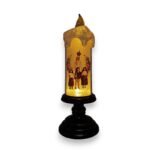 Vela c/Led, Decorativa em Acrilico - Aparição de Fátima - 21cm - Image 2