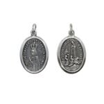 Medalha de Metal Oval c/Nossa Senhora de Fátima