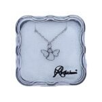 Fio em Aço Prateado, Anjo Recortado, 1cm