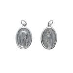 Medalha de Metal Oval c/Nossa Senhora de Fátima /Rosário, 3.50cm