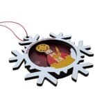 Adorno de Madeira Floco Neve, Coleção Lello&Lila-Santo Cristo dos Milagres - Image 2