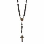 Terço Pedra Hematite Corda São Bento,8mm - Image 2