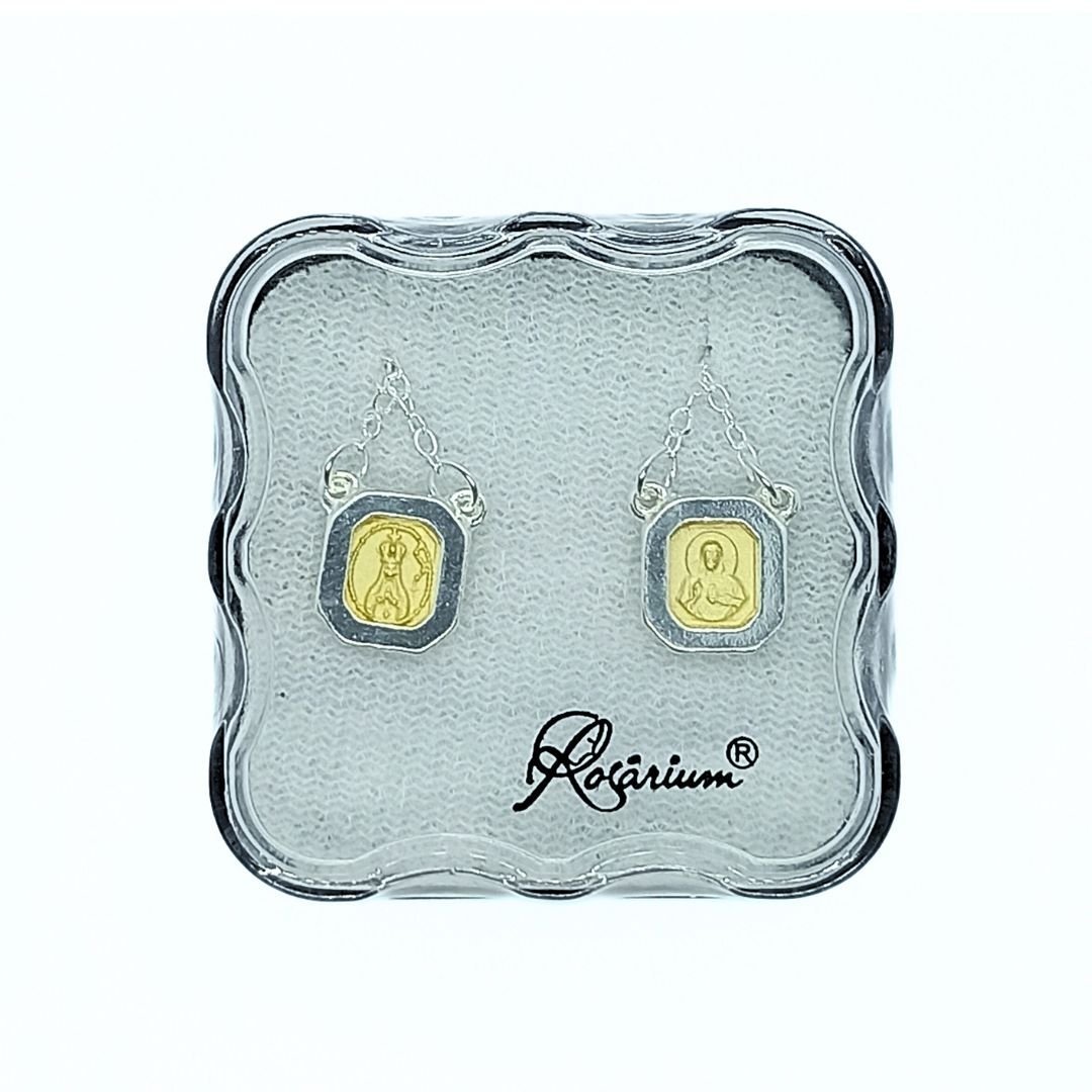 1734212150_Design_sem_nome_98.jpg Fio Escapulário Folheado Dourado c/ centro N.Sra Fátima Prateada - Image 1