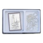 Placa bilaminadaNª Senhora de Fátima(5,5 cm x 3,5 cm)