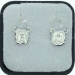 Fio Escapulário Folheado Prata Quadrado Mini N.Sra de Fátima - Image 2