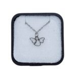 Fio em Aço Prateado, Anjo Recortado, 1cm - Image 2