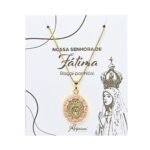 Fio Banhado a Ouro 18K c/Quartzo - Nossa Senhora das Graças (2cm)