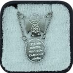 Fio Escapulário em Inox Infantil c/Anjo Prateado - Image 2