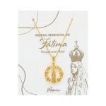 Fio Banhado a Ouro 18K c/Pérolas - Nossa Senhora de Fátima