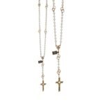 Terço de Cristal do Matrimónio Dourado, 8mm - Image 2