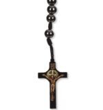 Terço Pedra Hematite Corda São Bento,8mm - Image 3