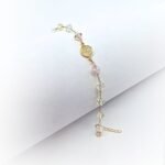 Pulseira Dezena Banhada a Ouro 18K c/Cristais Coloridos - Aparição - Image 2