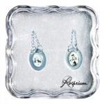 Oval preto/branco (peq.)Nª Sª Carmo / S.C. Jesus