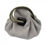 Bolsa de pele genuína - saco com cordão