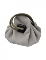 Bolsa de pele genuína - saco com cordão