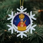 Adorno de Madeira Floco Neve, Coleção Lello&Lila-Santo Cristo dos Milagres - Image 6