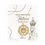 Fio Banhado a Ouro 18K  Medalhão Redondo c/Brilhantes - Espírito Santo