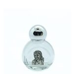 Frasco Vidro Redondo, Santo Cristo, 6.5cm