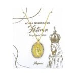 Fio Banhado a Ouro 18K c/Medalha c/Brilhantes - Nossa Senhora das Graças
