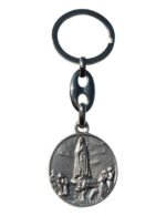 Porta-Chaves metal redondo com aparição Santo Cristo