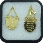 Fio Escapulário em Inox Infantil c/Anjo Dourado - Image 2