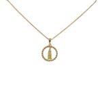 Fio Banhado a Ouro 18K Redondo c/Zircónias - Fátima - Image 2