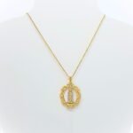 Fio Banhado a Ouro 18K Medalha Harpa - Nossa Senhora de Fátima - Image 2