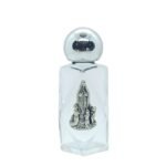 Frasco de Vidro Facetado c/Fátima, 8.5CM