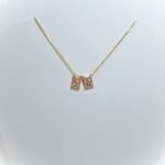 Fio Escapulário Banhado a Ouro 18K - Nossa Senhora do Carmo e Coração de Jesus - Image 2