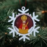 Adorno de Madeira Floco Neve, Coleção Lello&Lila-Santo Cristo dos Milagres - Image 3