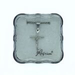 Fio c/ Cruz Prata Inox c/ Cristo