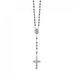 Terço em Pedra Hematite Oval 6x4