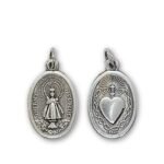 Medalha Metal Oval Menino Jesus Praga 2.5cm