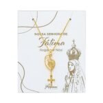 Fio Banhado a Ouro 18K c/Nossa Senhora de Fátima e Cruz