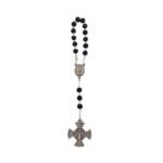 Coroinha de madeira 7MM c/fecho - Menino Jesus de Praga