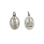 Medalha de Metal Oval Nossa Senhora de Fátima/Aparição 2.2cm