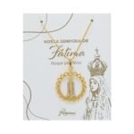 Fio Banhado a Ouro 18K c/Nossa Senhora de Fátima e manto c/brilhantes