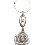 Porta-Chaves de metalFormato Rosa