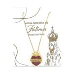 Fio Banhado a Ouro de 18K c/Coração de Cristais