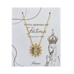 Fio Banhado a Ouro 18K Oval c/Zircónias - Fátima