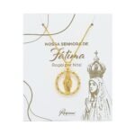 Fio Banhado a Ouro 18K c/Estrelinhas e Zircónias - Nossa Senhora das Graças