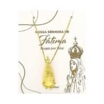 Fio Banhado a Ouro 18K c/Imagem Nossa Senhora de Fátima