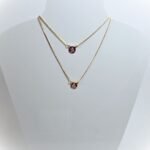 Fio Escapulário Banhado a Ouro 18K c/Medalha - Nossa Senhora do Carmo e Sagrado Coração de Jesus - Image 2